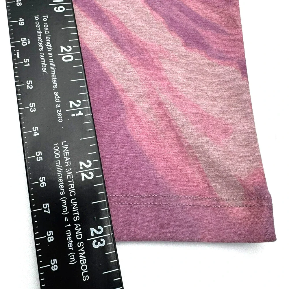 BEYOND YOGA Women's Medium Pink Purple Marble SoftMark High Waisted Midi Legging
